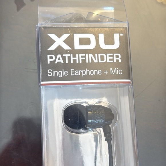 Far End Gear XDU Pathfinder Black and Silver Wired Single Earbud with Microphone - Picture 2 of 7